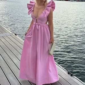 For Love & Lemons Pink dress